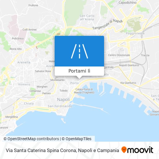 Mappa Via Santa Caterina Spina Corona