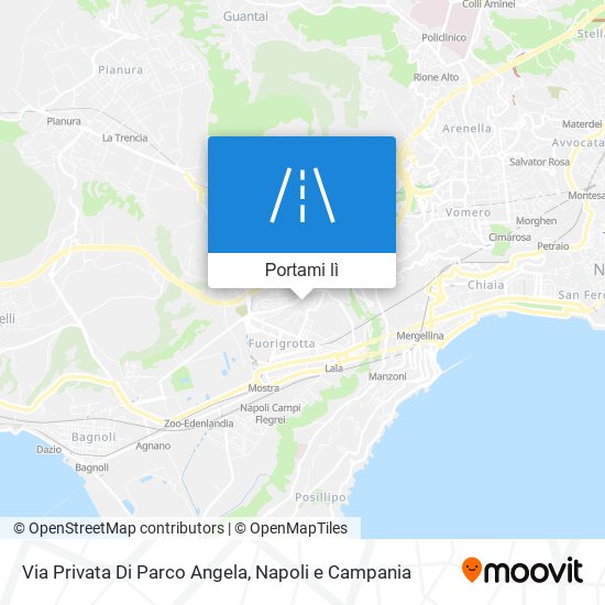 Mappa Via Privata Di Parco Angela