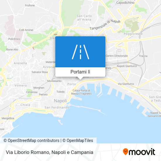Mappa Via Liborio Romano