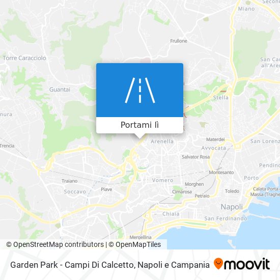 Mappa Garden Park - Campi Di Calcetto