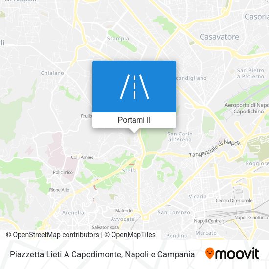 Mappa Piazzetta Lieti A Capodimonte