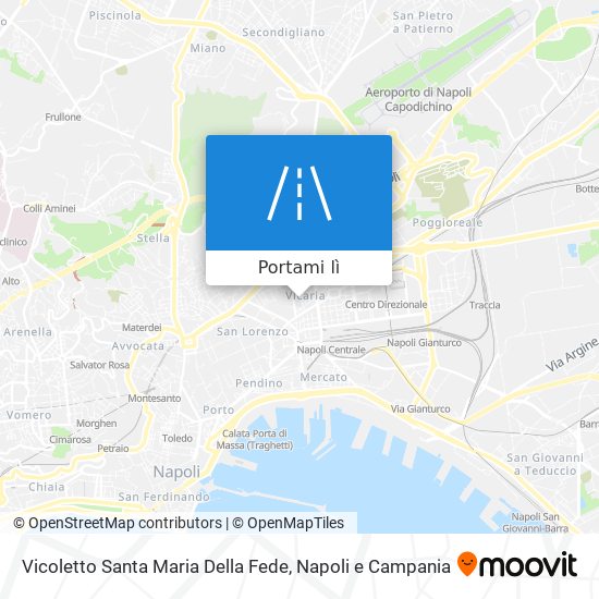 Mappa Vicoletto Santa Maria Della Fede