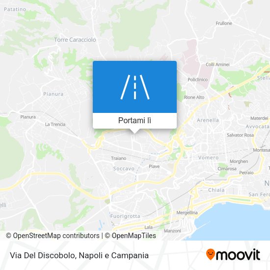 Mappa Via Del Discobolo