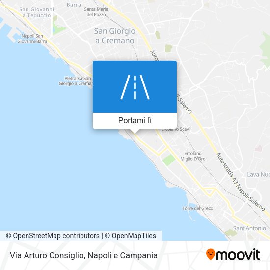 Mappa Via Arturo Consiglio