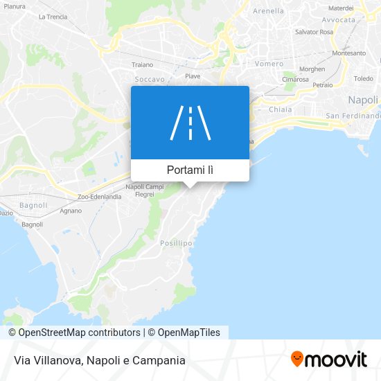 Mappa Via Villanova