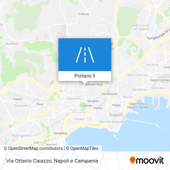 Mappa Via Ottavio Caiazzo