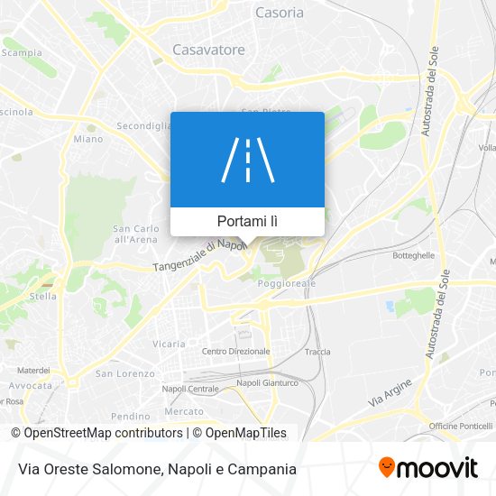 Mappa Via Oreste Salomone