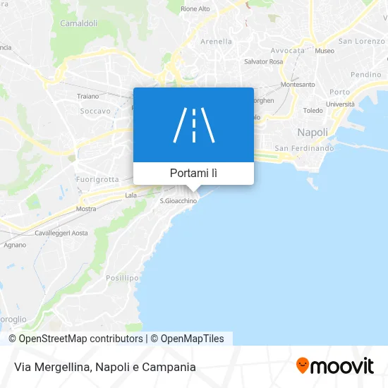 Mappa Via Mergellina
