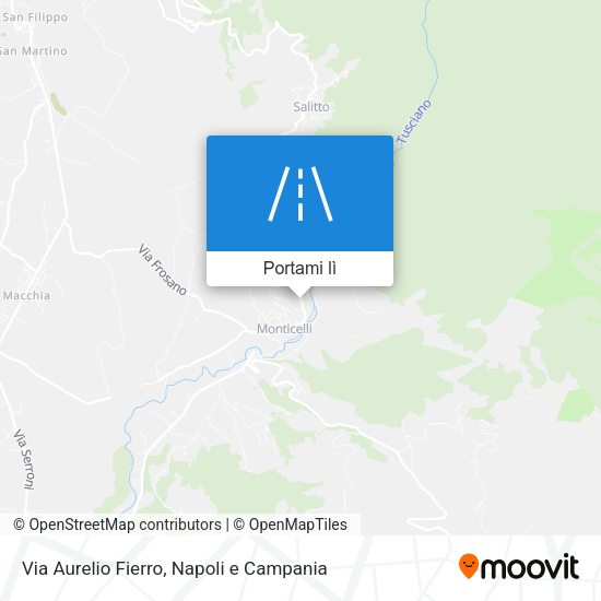 Mappa Via Aurelio Fierro