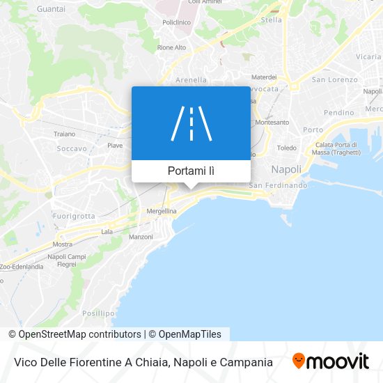 Mappa Vico Delle Fiorentine A Chiaia