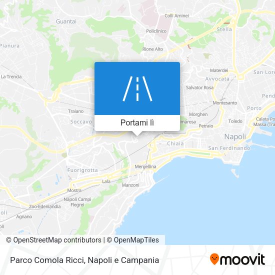 Mappa Parco Comola Ricci