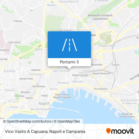 Mappa Vico Vasto A Capuana