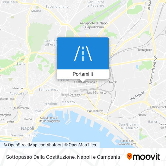 Mappa Sottopasso Della Costituzione