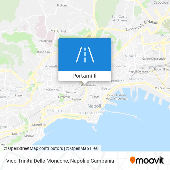 Mappa Vico Trinità Delle Monache