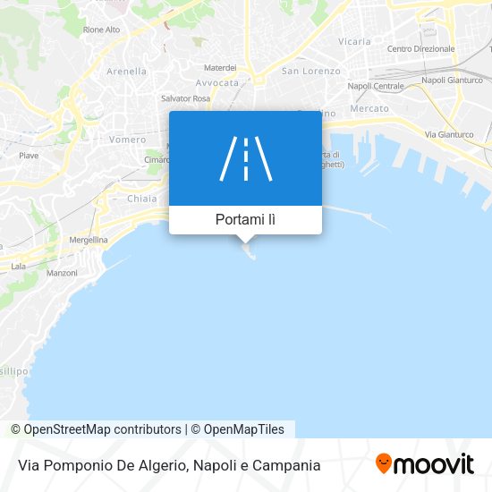 Mappa Via Pomponio De Algerio