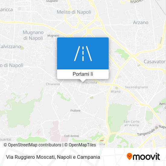 Mappa Via Ruggiero Moscati