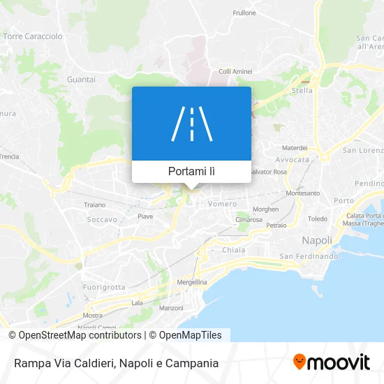 Mappa Rampa Via Caldieri