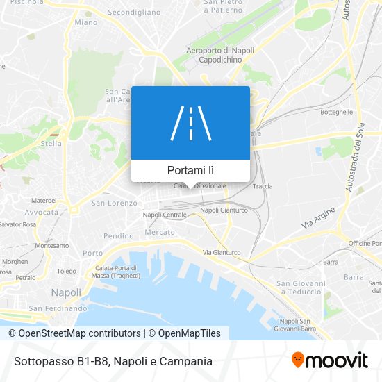 Mappa Sottopasso B1-B8