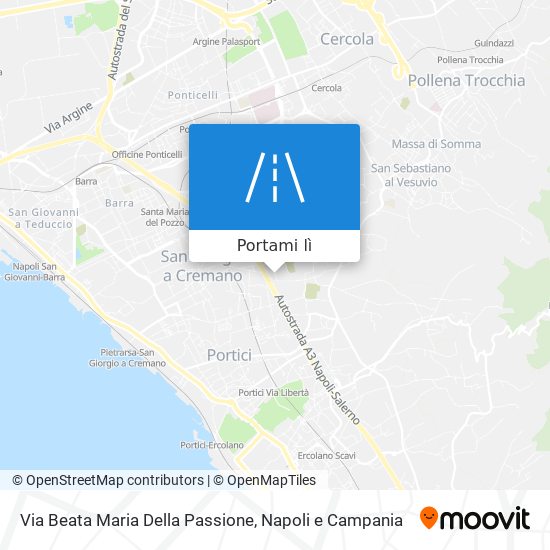 Mappa Via Beata Maria Della Passione