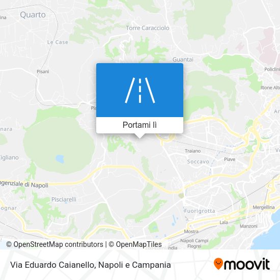 Mappa Via Eduardo Caianello