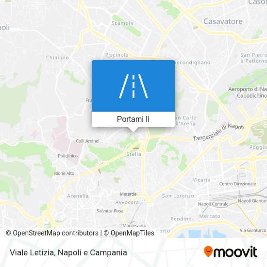 Mappa Viale Letizia