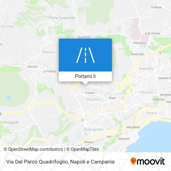 Mappa Via Del Parco Quadrifoglio