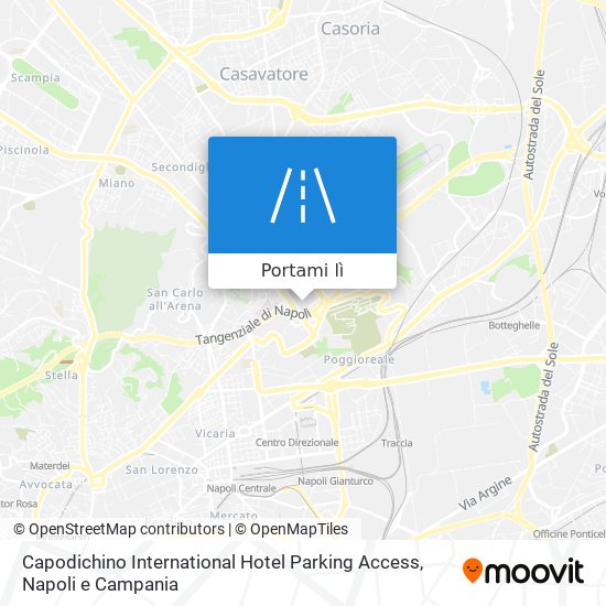 Mappa Capodichino International Hotel Parking Access