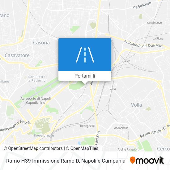 Mappa Ramo H39 Immissione Ramo D