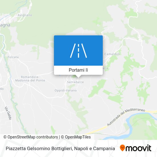 Mappa Piazzetta Gelsomino Bottiglieri