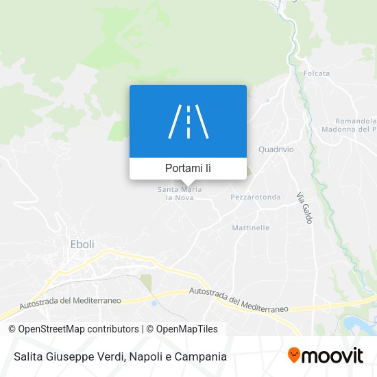 Mappa Salita Giuseppe Verdi