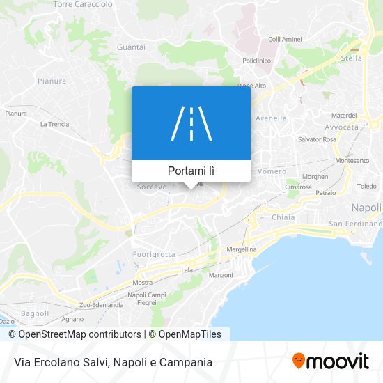 Mappa Via Ercolano Salvi