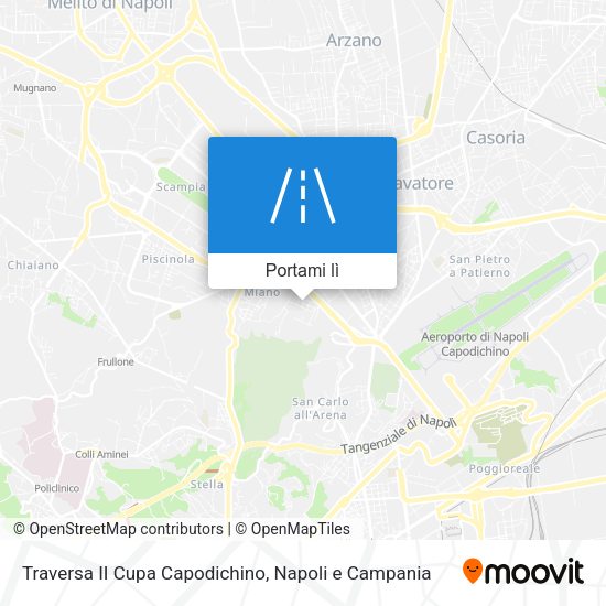 Mappa Traversa II Cupa Capodichino