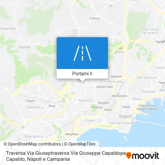 Mappa Traversa Via Giuseptraversa Via Giuseppe Capaldope Capaldo