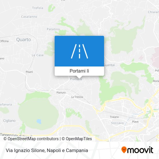 Mappa Via Ignazio Silone