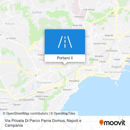 Mappa Via Privata Di Parco Parva Domus