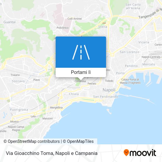 Mappa Via Gioacchino Toma