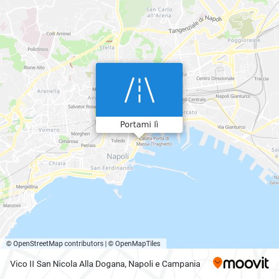 Mappa Vico II San Nicola Alla Dogana