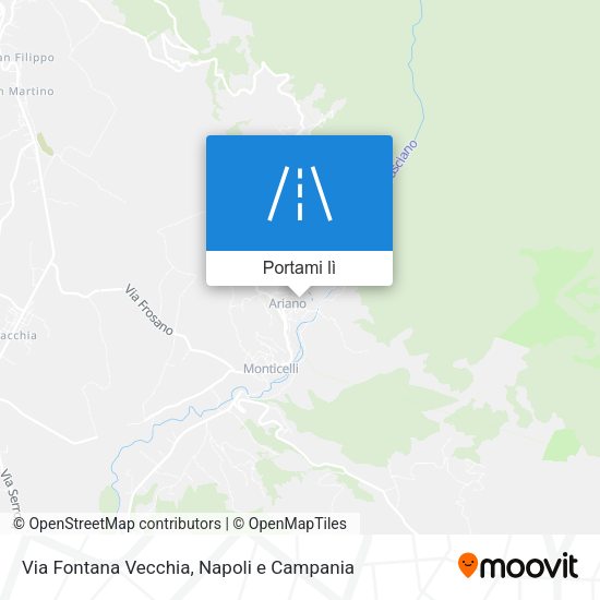 Mappa Via Fontana Vecchia