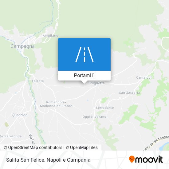 Mappa Salita San Felice