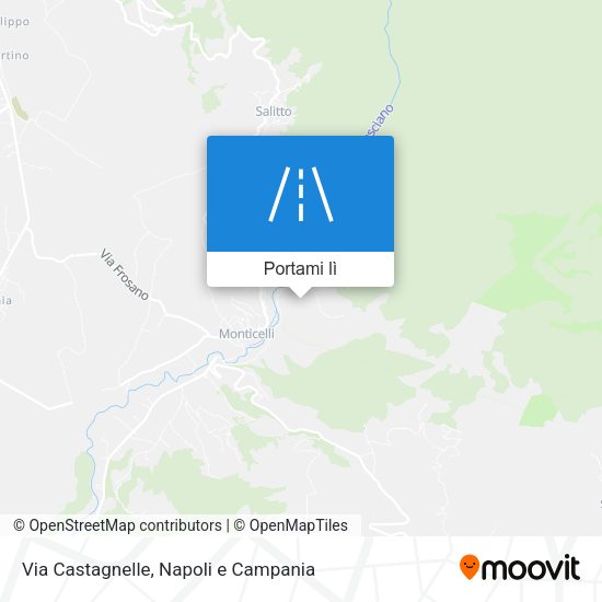 Mappa Via Castagnelle