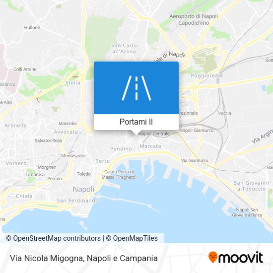 Mappa Via Nicola Migogna