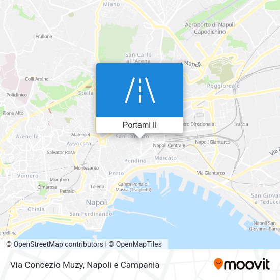 Mappa Via Concezio Muzy