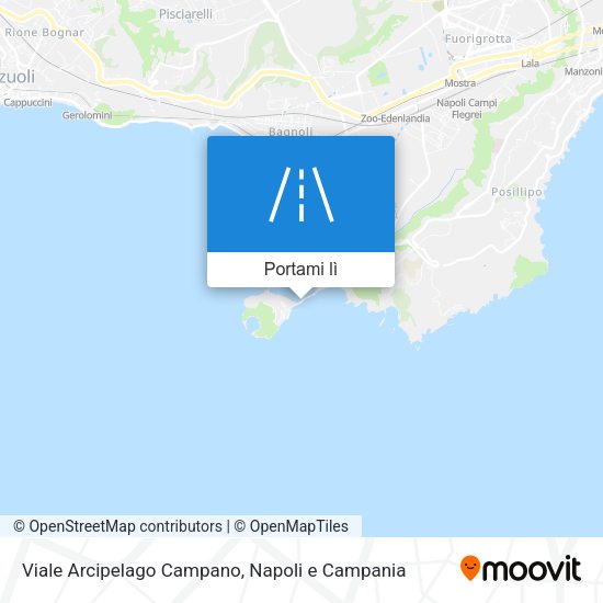 Mappa Viale Arcipelago Campano