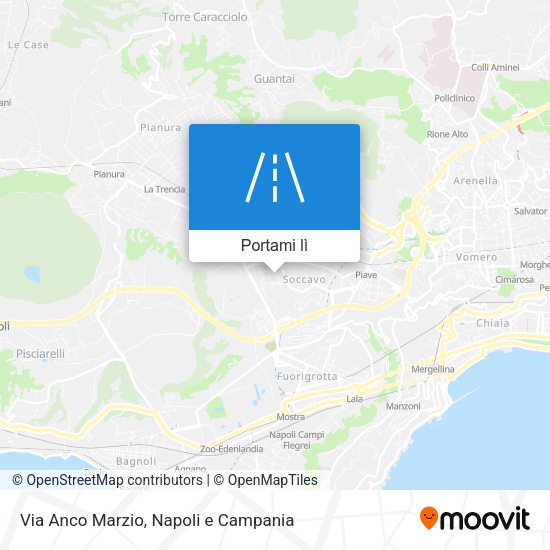 Mappa Via Anco Marzio