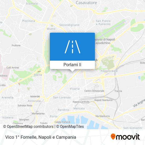 Mappa Vico 1° Fornelle