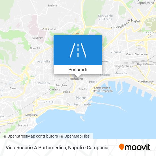 Mappa Vico Rosario A Portamedina