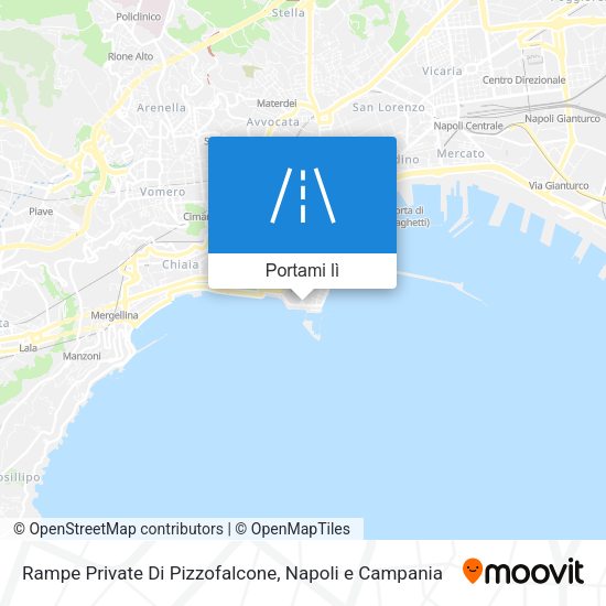 Mappa Rampe Private Di Pizzofalcone