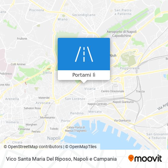 Mappa Vico Santa Maria Del Riposo