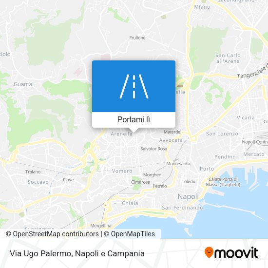 Mappa Via Ugo Palermo