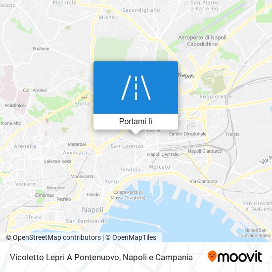 Mappa Vicoletto Lepri A Pontenuovo